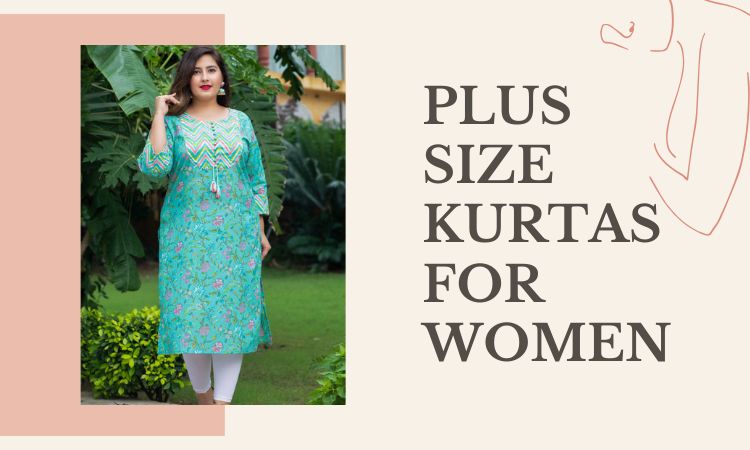 Plus size kurtas for ladies