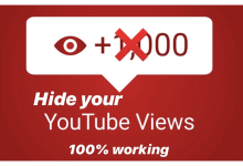 hide YouTube views
