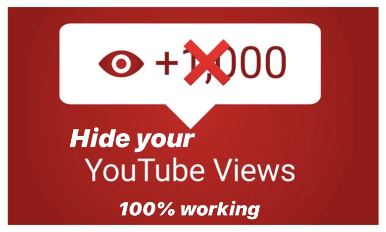 hide YouTube views